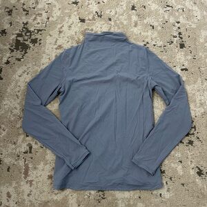 SKIMS Long Sleeve fits everybody mock neck in Slate Blue